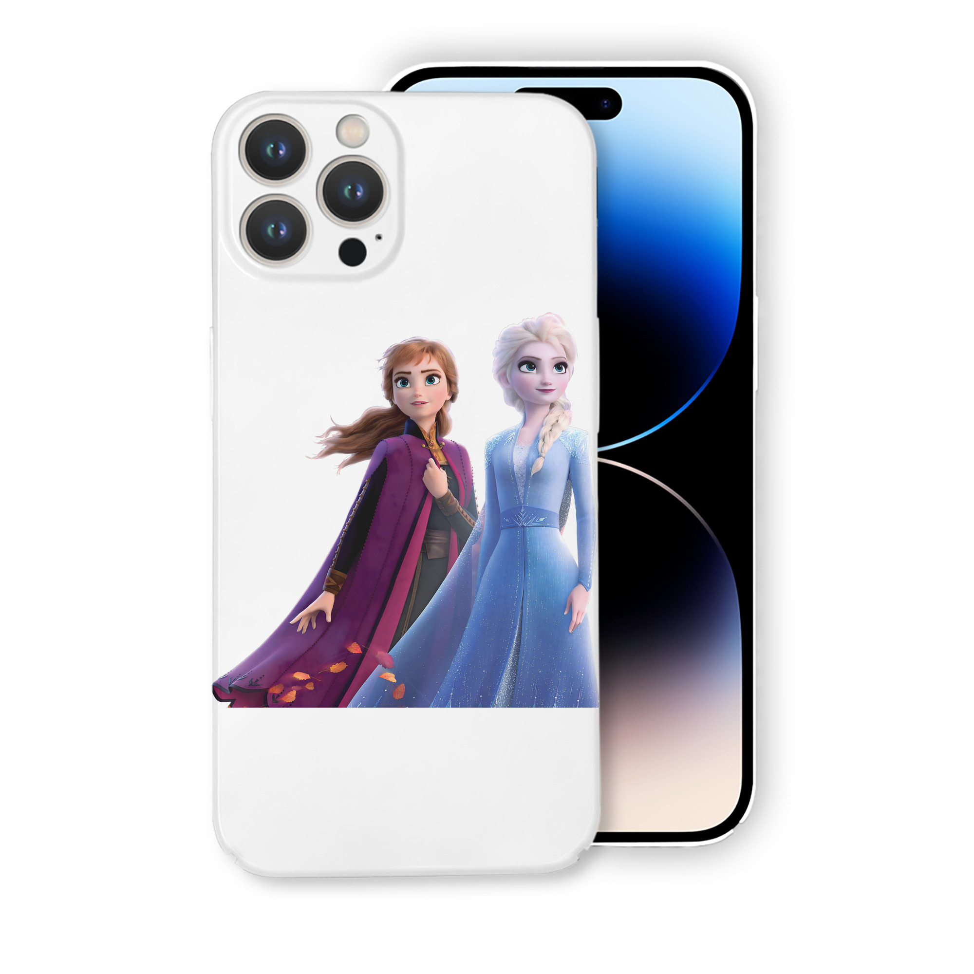 （画像用） アナと雪の女王 アンナ エルサ Frozen Anna Elsa 【iPhone 14シリーズ対応】ハードケース